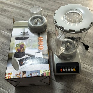 Foreign Trade Export 7615Motor Household Double Cup Wall Breaking Machine Blender Grinding Mixer Cooking Machine English