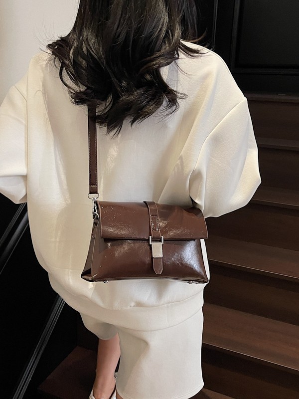 Cross-border retro bolso casual para mujeres 2025 nuevo nicho de diseño de alta textura bolso de hombro bolso de mochila universal