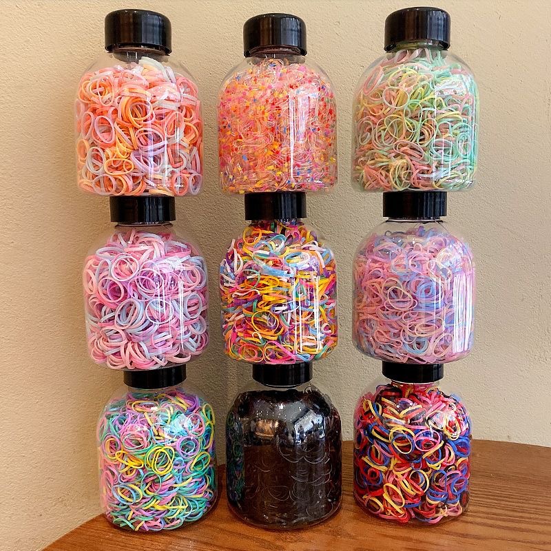 Mignon Sucré Couleur Unie Plastique Élastique display picture 2