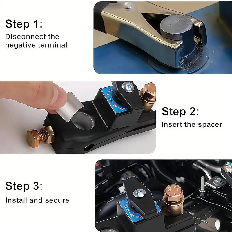 New cross-border model power-off switch for cars, anti-leakage circuit breaker to prevent full vehicle power outage, battery power-off switch