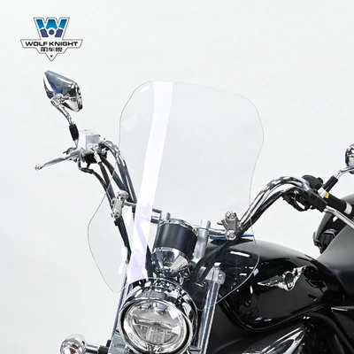 Motorcycle front windshield for Haojue GZS150 windshield - transparent-height-50cm