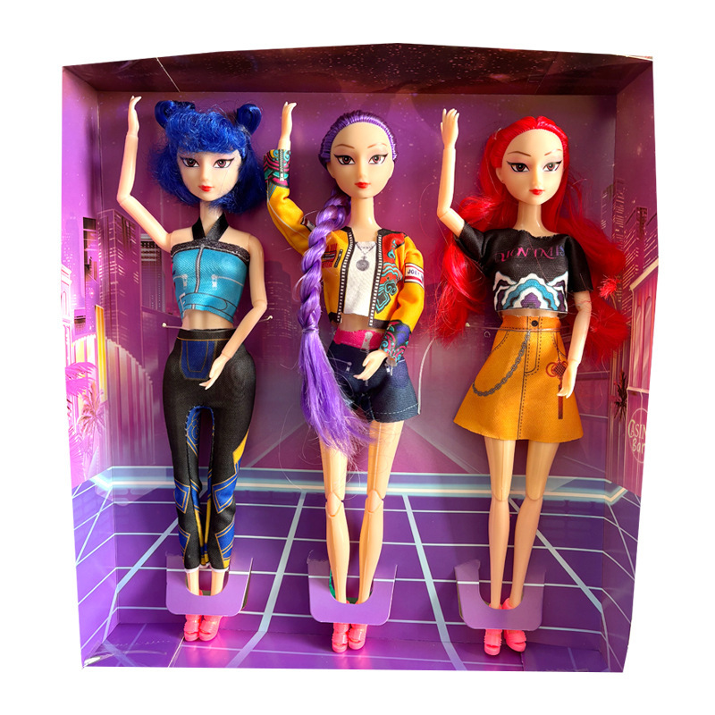 Cross-Border Barbie K-Pop Hunter Girl Group Doll Lumizo Zomi Korean Doll Children's Toy Gift