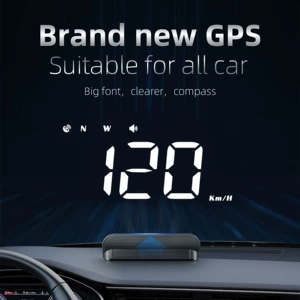Sərhəddənkənar HUD Head-Up Display M1 Avtomobil GPS Sürət Çoxfunksiyalı Proyektor Universal