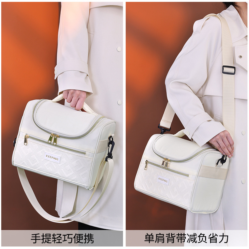 Transfronterizo Amazon Geyun inclinado bolsas de aislamiento térmico de oficina bolsa de almuerzo bolsa de aislamiento térmico portátil bolsa de almuerzo bolsa de almuerzo