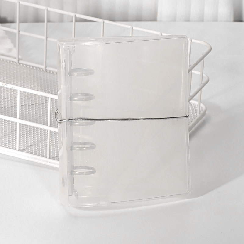 밀키 화이트 M5 실버 스트랩 바인더