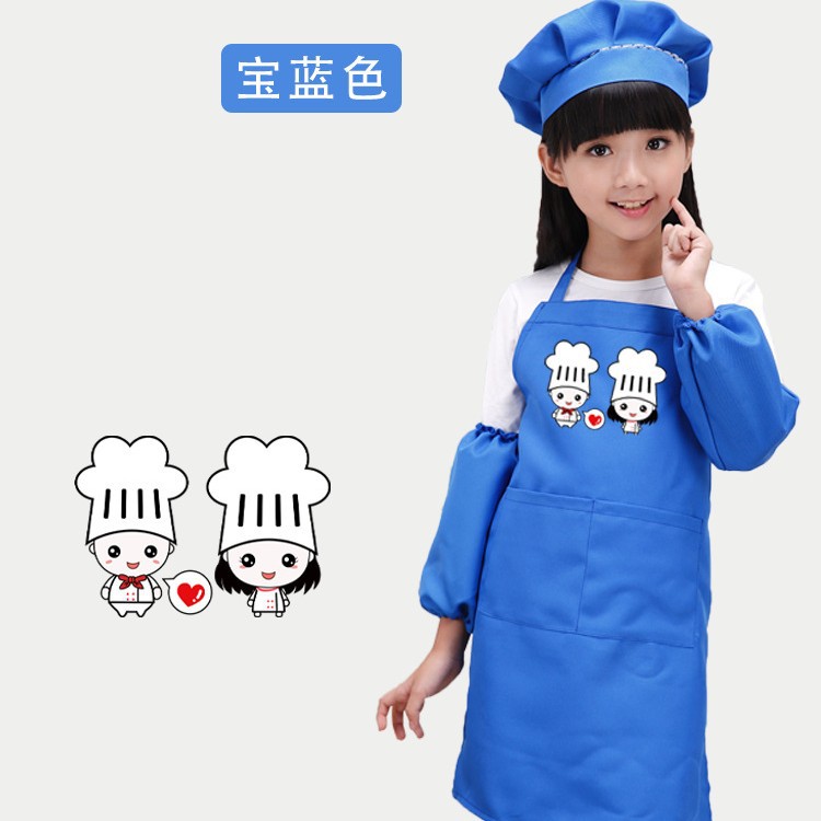 Delantal para niños ropa de pintura impermeable personalizada jardín de infantes galería de arte logotipo de impresión ajustable delantal de publicidad al por mayor