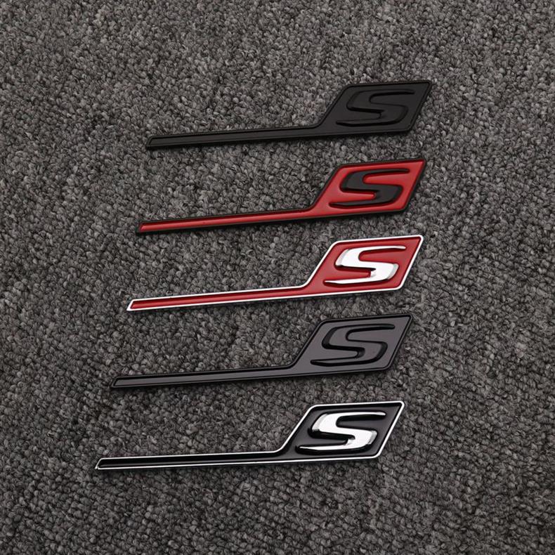Mercedes-Benz new A-Class, E-Class, C-Class, GLA, GLC car emblem modification: C63S, A45S, CLA45S rear emblem lettering stickers
