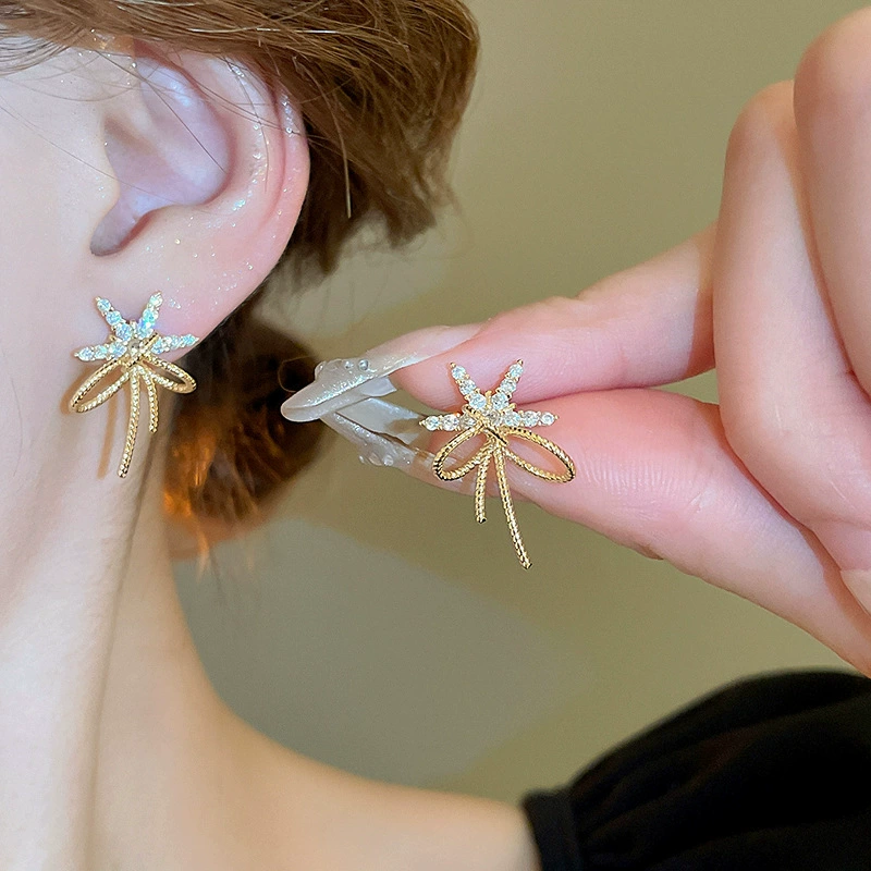 Серебряная игла, цирконы, модные универсальные серьги из жемчуга, стиль высокого качества, стиль «легкая роскошь», оптовая закупка