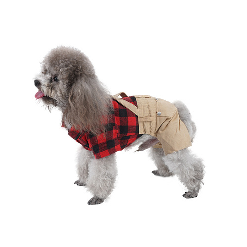 Cotton Four-Legged Spring and Autumn Bichon Thin Dog Clothes, Corgi and Teddy Wholesale Small Dog Summer Pet Clothes