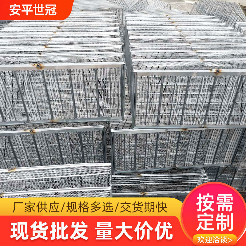 定制空心钢网箱建筑工地浇混凝土金属填充钢网镂钢新型建筑模板