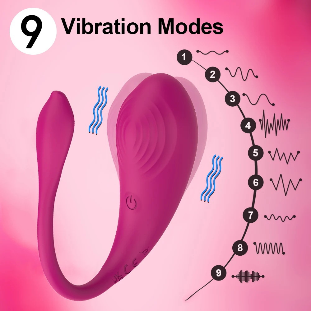 Vibrateur g-spot dauphin avec télécommande app connecté_voghion.com