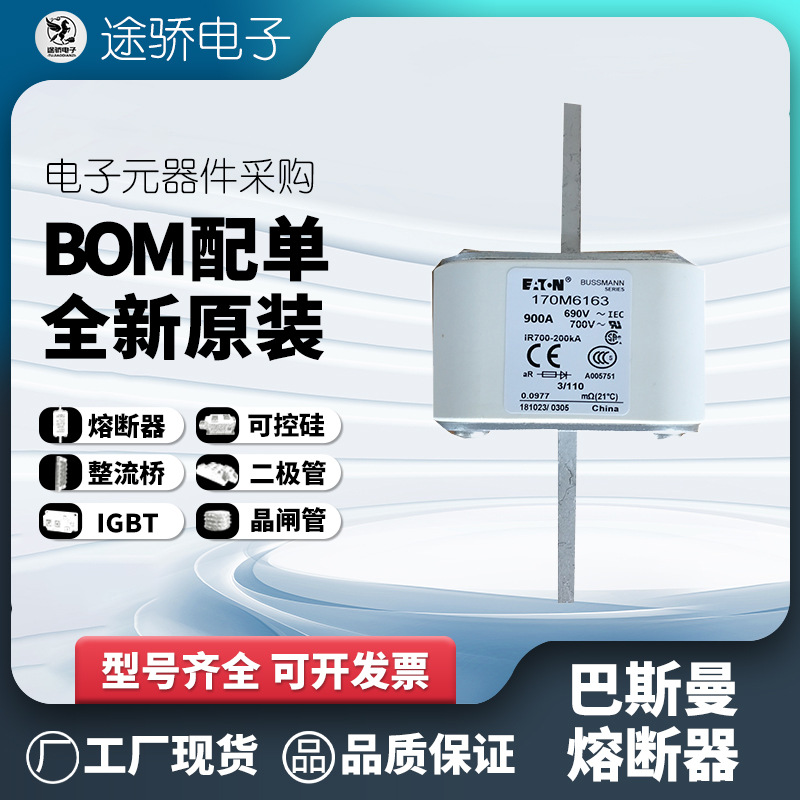 170M6162 170M6163 170M6164 170M6165 bussmann伊顿巴斯曼熔断器