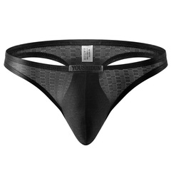 Men's underwear sexy U-convex sports fitness running low-waist seamless cool breathable thong T-pants 533