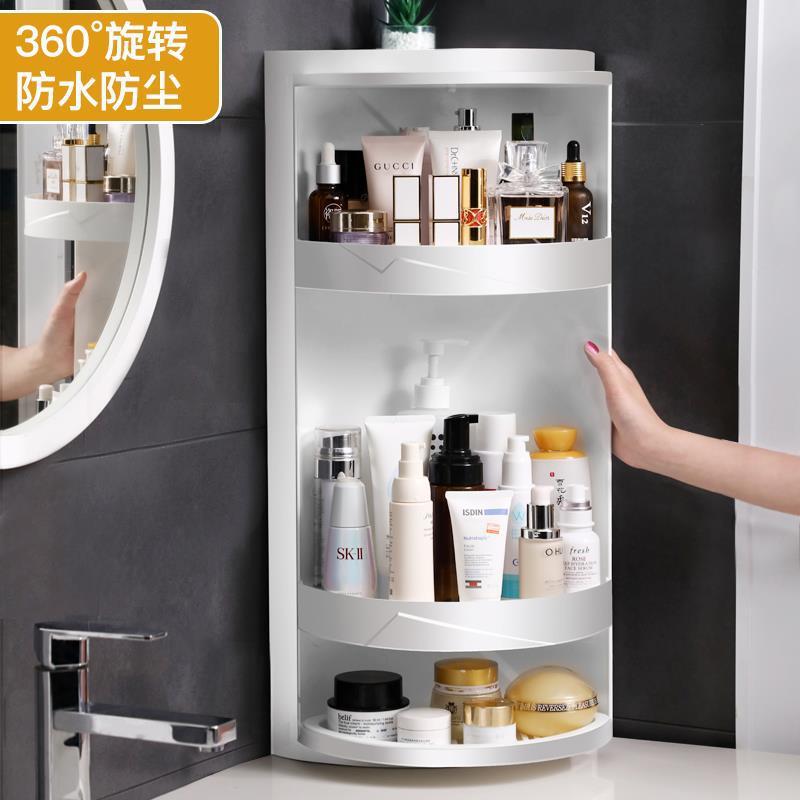 浴室棚プラスチック回転トイレ穴なし三角収納棚壁掛け式トイレ整理棚|undefined
