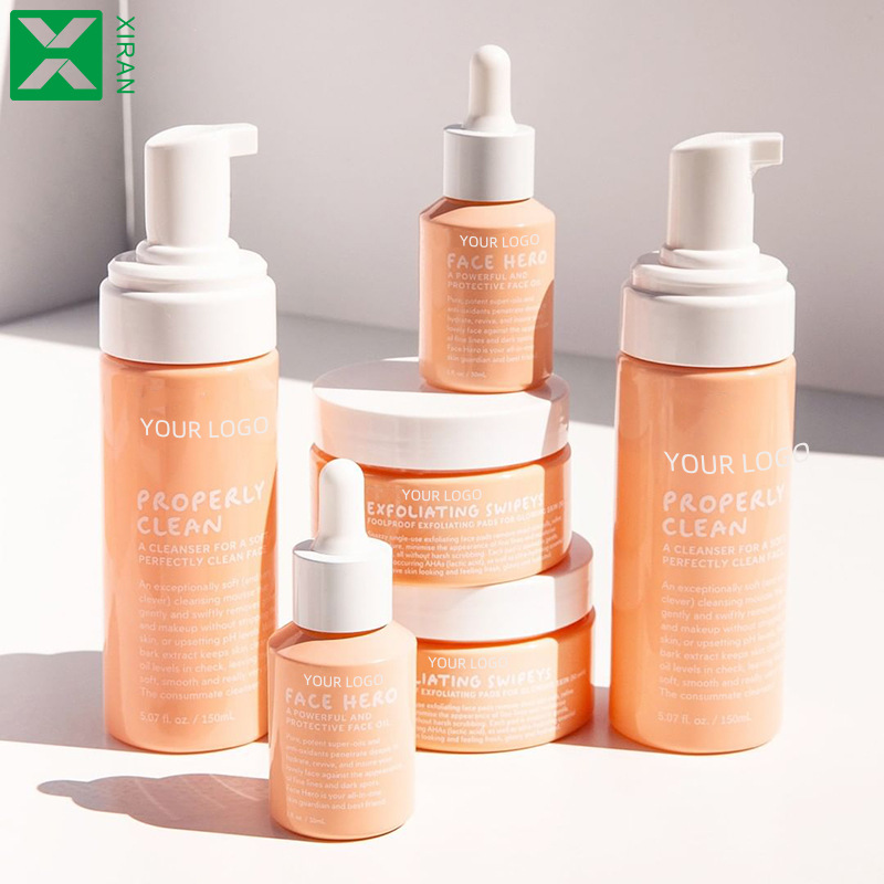 Cross-Border Exclusive Supply of Customized Facial Skin Care Product Set for Pregnant Women, T-Zone Anti-Wrinkle and Wrinkle-Reducing English Skin Care Set