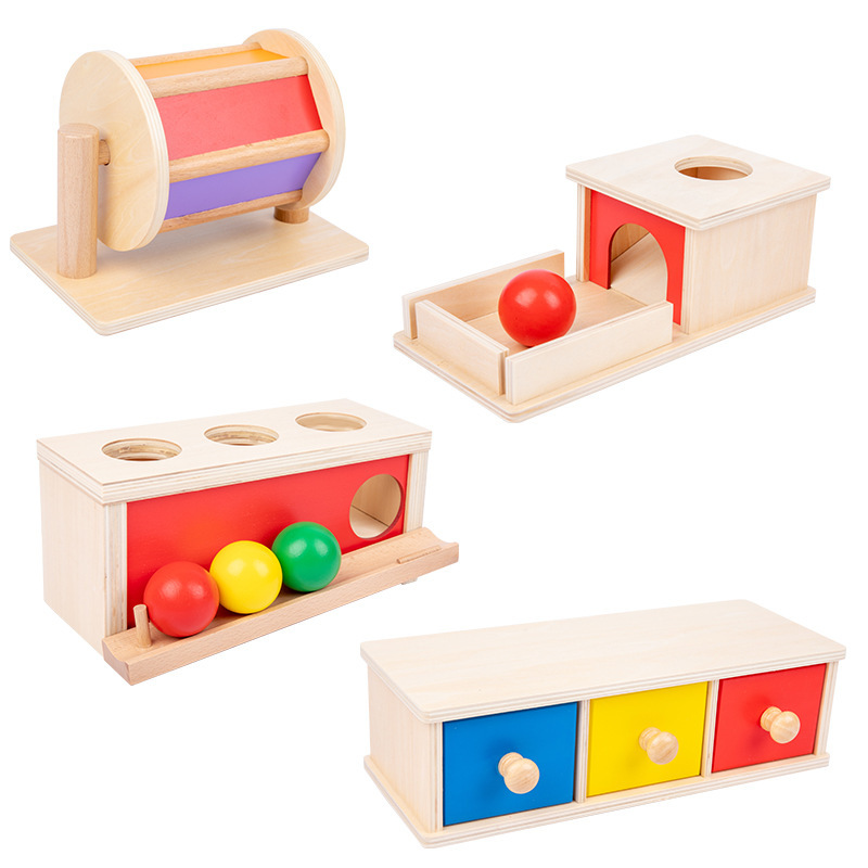 Cajón de bolas de monedas Montessori Caja de objetivos permanentes Educación temprana para niños Juguetes de aprendizaje educativo para niños de 1 a 3 años image 3