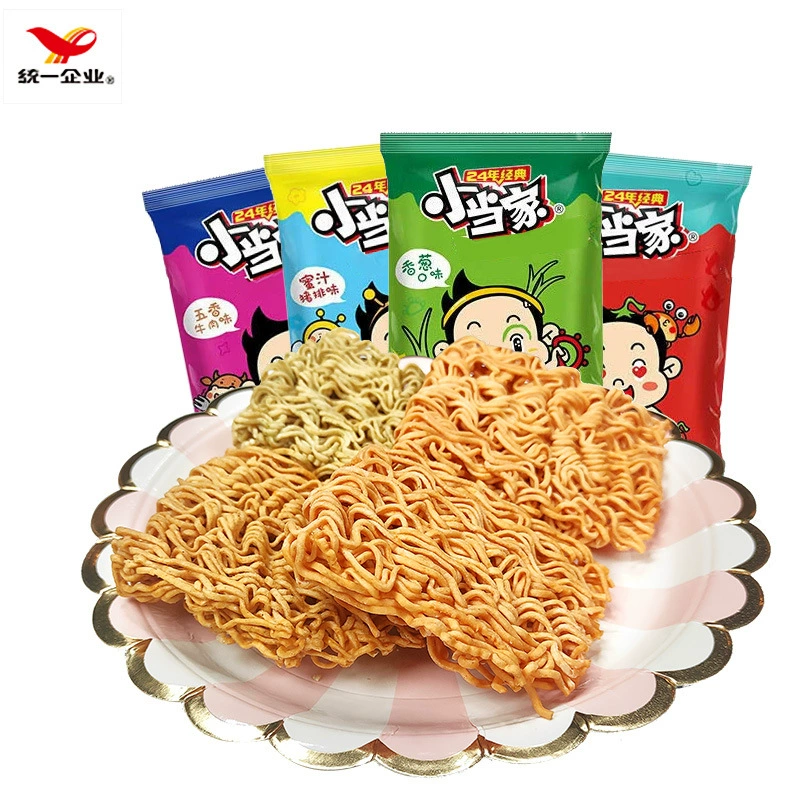 Равномерные небольшие Хрустящие пакеты для лапши, сухая лапша быстрого приготовления Для утоления голода, детские закуски оптом, готовые к употреблению закуски