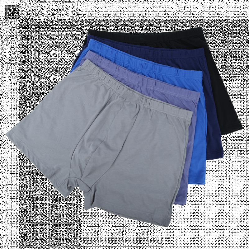 5줄의 순면 루즈 스타일(검은색 2개, 파란색 2개, 회색 1개)