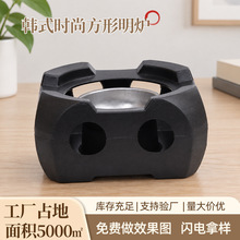 韩式时尚方形明炉铝合金烤肉炉炖菜明火炉酒精炉酒店用品厂家批发