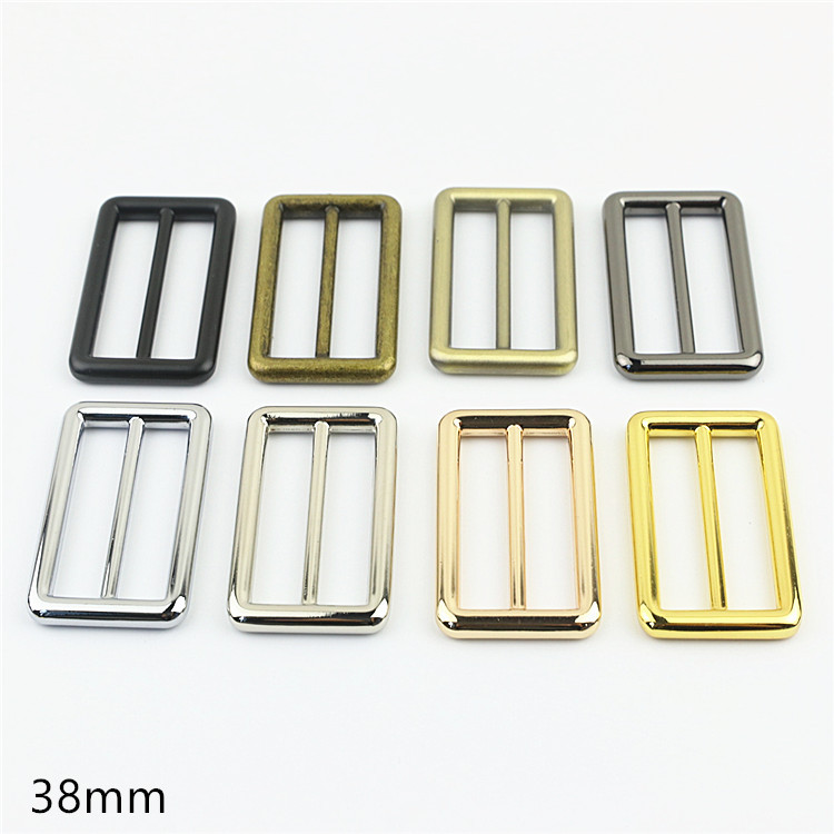 High-grade hanging plating one-and-a-half inch inner diameter 3.8 bag hardware accessories die-casting pull-heart buckle bag with adjustable buckle Japanese buckle