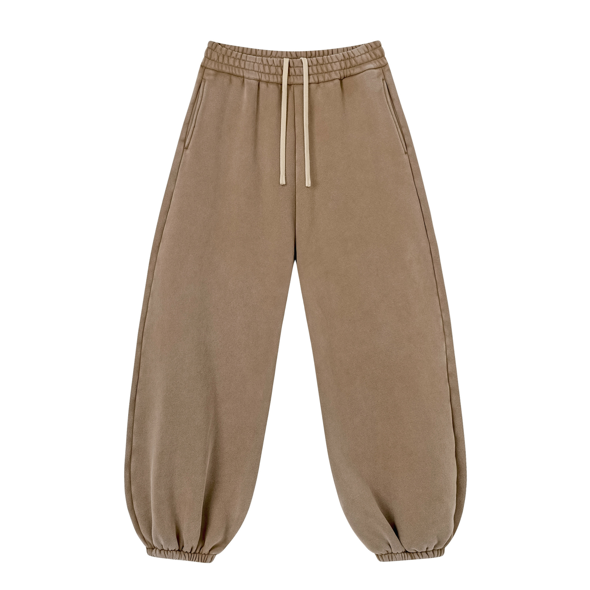 2026 nuevos pantalones de calzado nuevos productos de terciopelo grueso pantalones deportivos ociosos largos de estilo masculino de moda americana pantalones de guardia puros