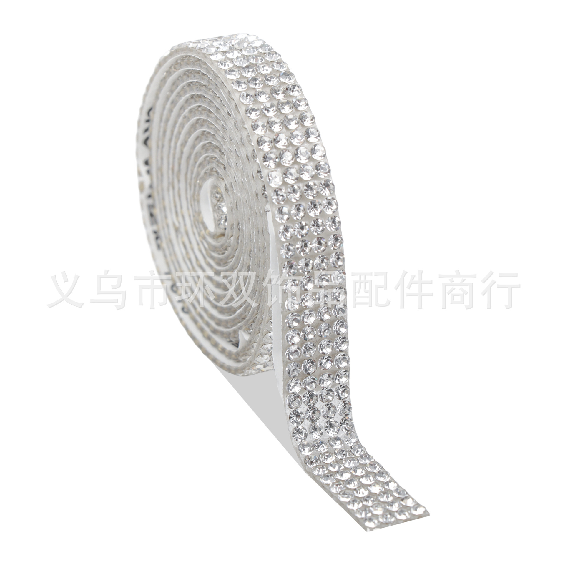 Código adhesivo de diamante de cristal, tira de diamantes de imitación, pegatinas de diamantes de flash autoadhesivas, accesorios de joyería, cinta de perforación autoadhesiva de bricolaje, accesorios de vestir image 7