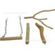 Parrot bird station pole perch log natural hardwood station stick station stick branch bird grinding claw perch station bird cage