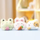 Mini Plush Toy Rabbit Doll Cute Frog Doll Bag Pendant Doll Keychain Pendant Wholesale