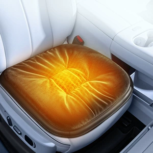 Car heated seat cushion, USB-powered, graphene, down-filled, winter heating seat cushion, backless, for warmth, export-quality car seat cushion