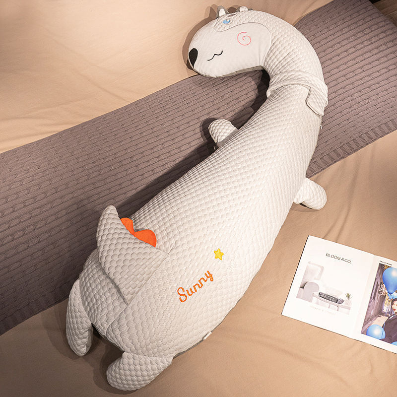 Bingdoudou 女の子用の長い枕、横向き寝用のベッドの脚枕、寝室用の男性用の大きな枕、ベッドサイドのクッション|undefined