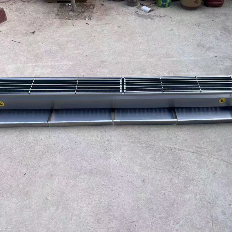 horno de parrilla comercial de acero estufas de parrilla de carbón aislamiento espeso parrilla al aire libre guisado mercado nocturno de acero inoxidable