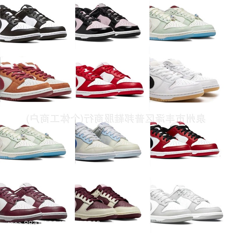 Dunk Shoes Putian Pure Original Version Black and White Panda Sb Gray and White North Carolina Blue and White Red Low-Top Men's and Women's Versatile Running Shoes