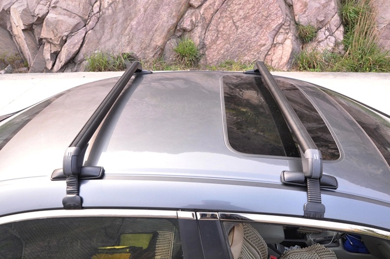 Car Luggage Rack Crossbar Universal Aluminum Alloy Lockable Roof Rack Crossbar Car Bicycle Rack Load-Bearing Luggage Rack