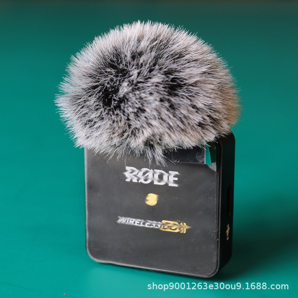 罗德二代同款防风毛套wireless go II防风毛衣罩 领夹麦毛绒罩