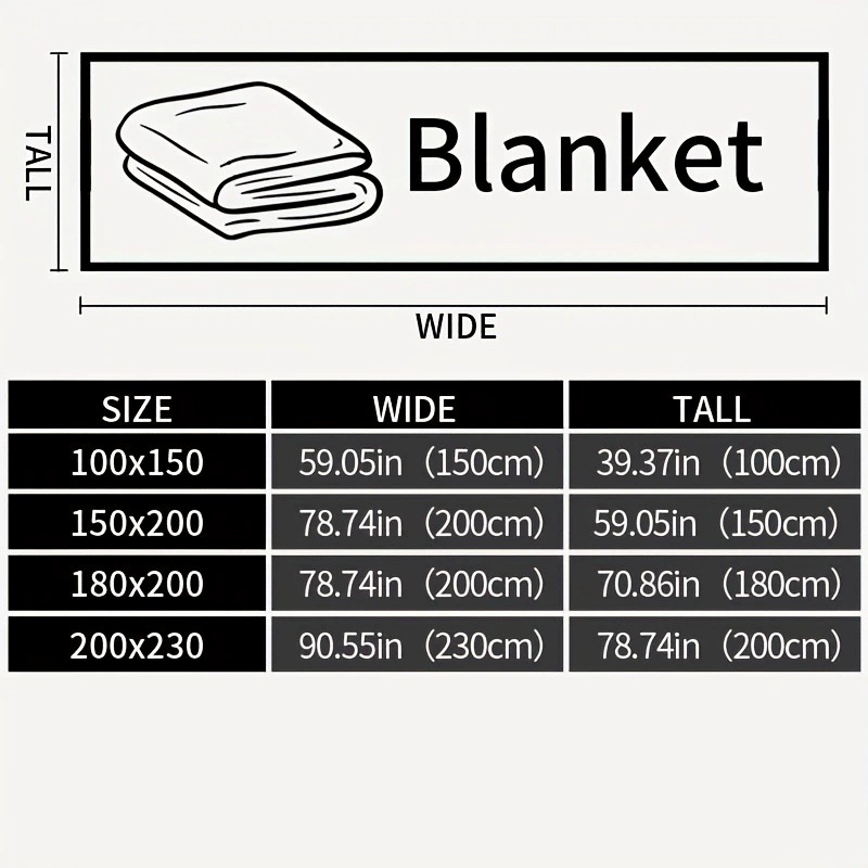 1 Extra Large Blanket, Thick Flannel Blanket, Soft And