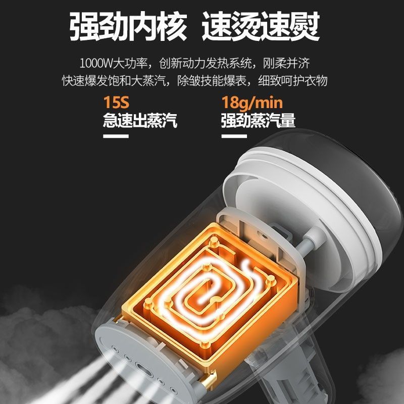 华心手持式挂烫机小型蒸汽刷熨斗家用衣服迷你旅行便携式熨烫机厂|undefined