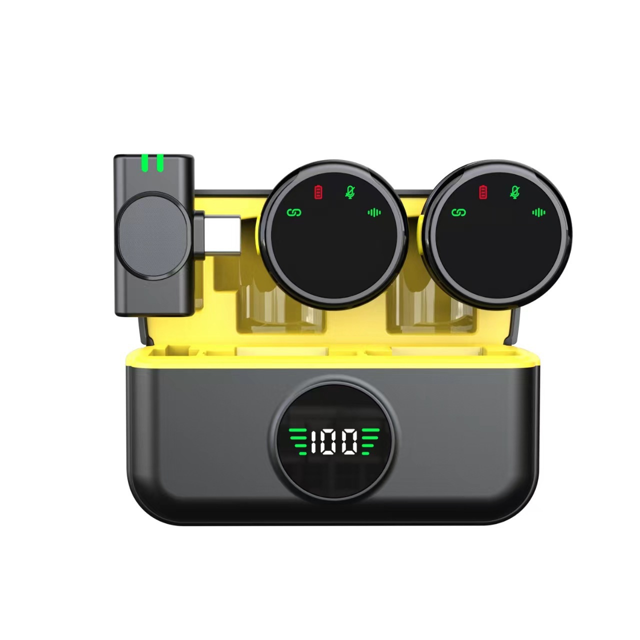 Nuevo micrófono inalámbrico transfronterizo S5 de absorción VLOG de transmisión en vivo micrófono de collar de reducción de ruido de radio