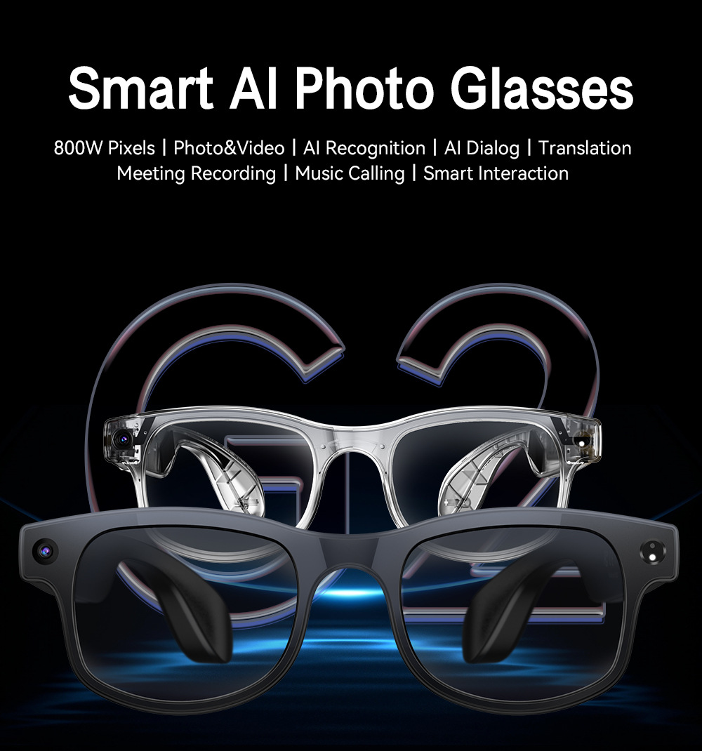 Smart Glasses With Camera For Photo, Video, Calling And Translate_voghion.com