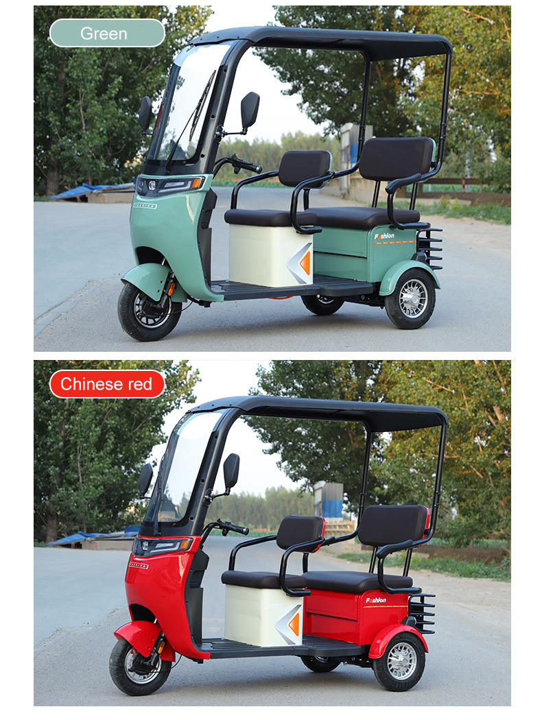 Heavy Load 600 kg Customizable Color Household Electric Tricycle