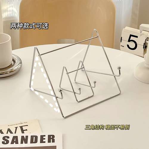 ins metal mobile phone holder creative desktop decoration lazy table tablet lazy man chasing drama iron shelf