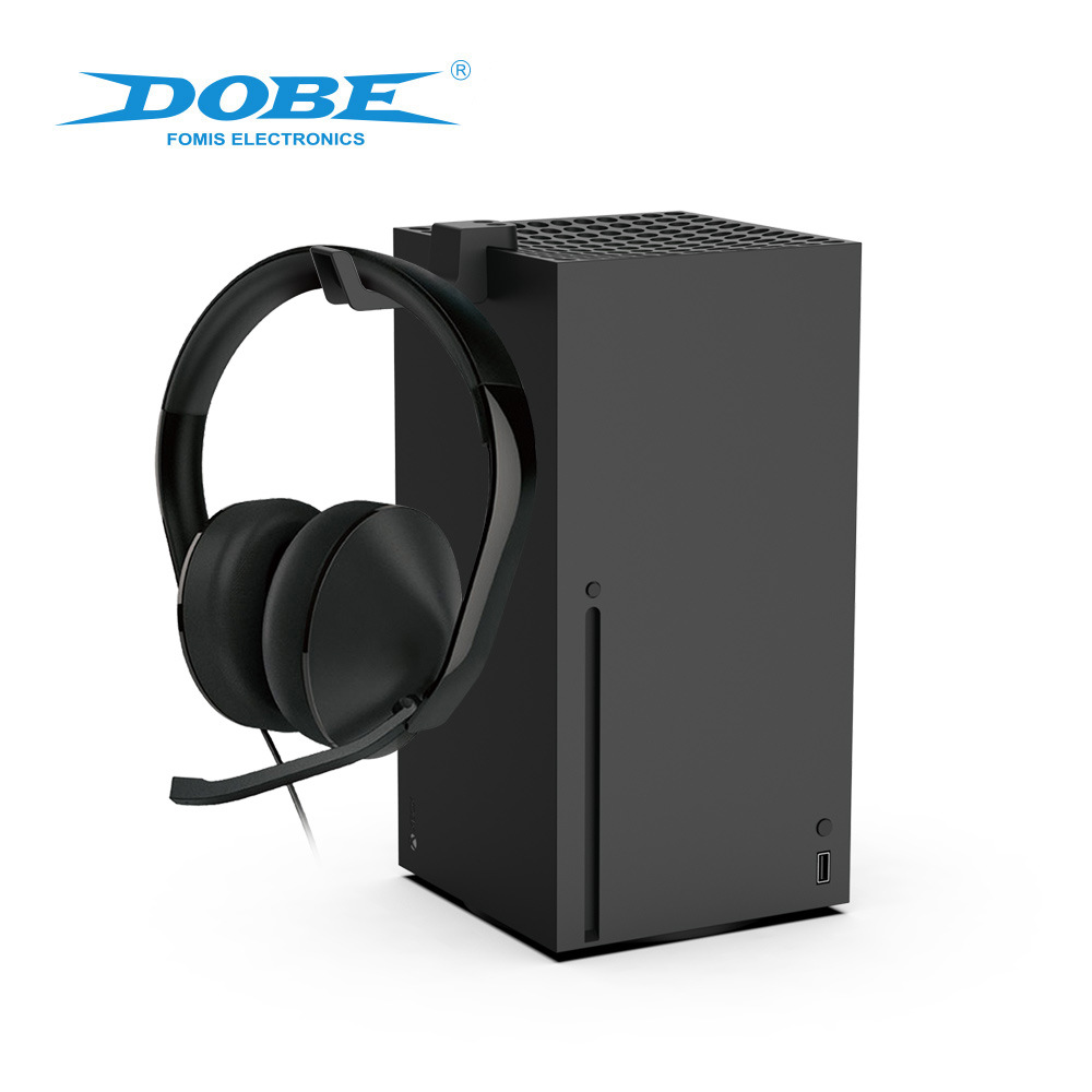 DOBE XboxseriesX主机挂式支架XSX主机侧挂架头戴式耳机 TYX-0674|ms