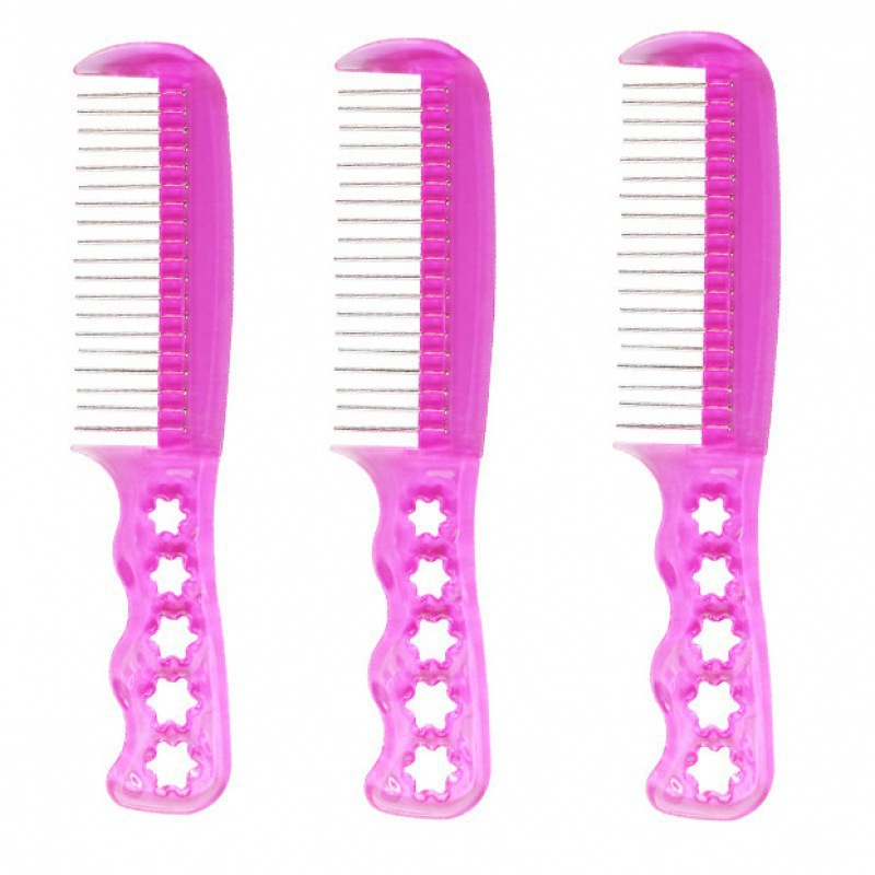 Kit de cuidado de pelucas de venta directa de fábrica con pequeño peine de acero, solución de cuidado, peine plano, soporte de peine con airbag y redecilla para lavado y cuidado