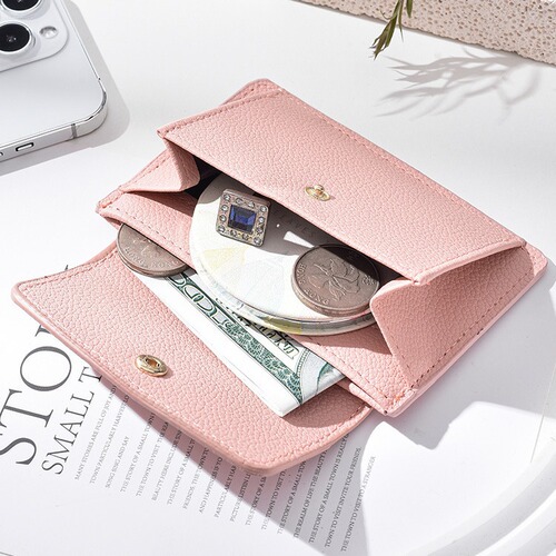 ID card holder ultra-thin multi-card slot card holder high-looking  new women's exquisite card holder coin purse storage bag