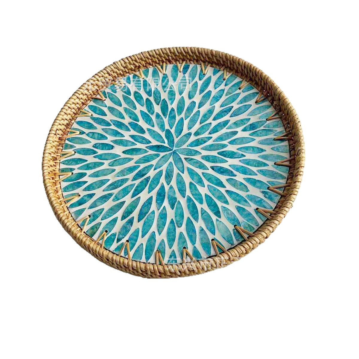 Handwoven Rattan Storage Basket With Lid And Inner Fabric Lining_voghion.com