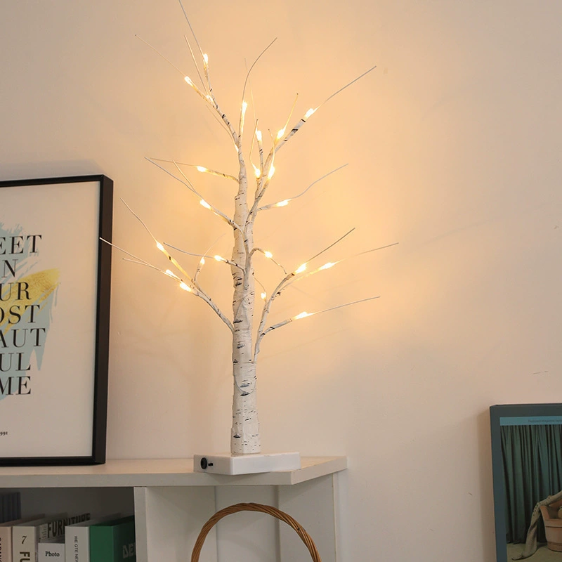 Кроссбордер LED-елочная birch дерево огни моделирующее растение дом гостиная атмосфера освещение декоративное праздничное оформление