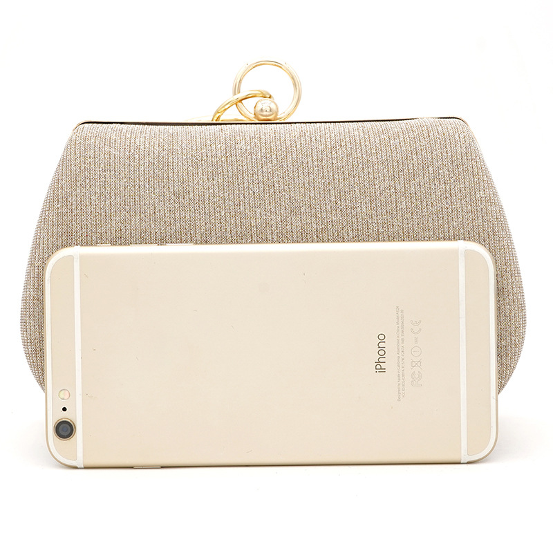 Saddle Bag For Women, Niche Design Handheld Clutch With Ring Lock_voghion.com