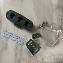 厂家直供新款瓦楞灯外壳  户外防水屋檐灯外壳套件