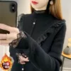 Black store manager recommends thickened one-piece velvet