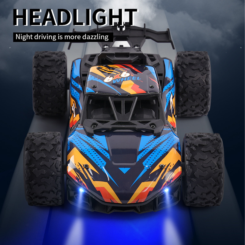 Ventas transfronterizas calientes RC aleación de alta velocidad control remoto coche de carreras spray 4WD coche de juguete giratorio drift coche de acrobacias