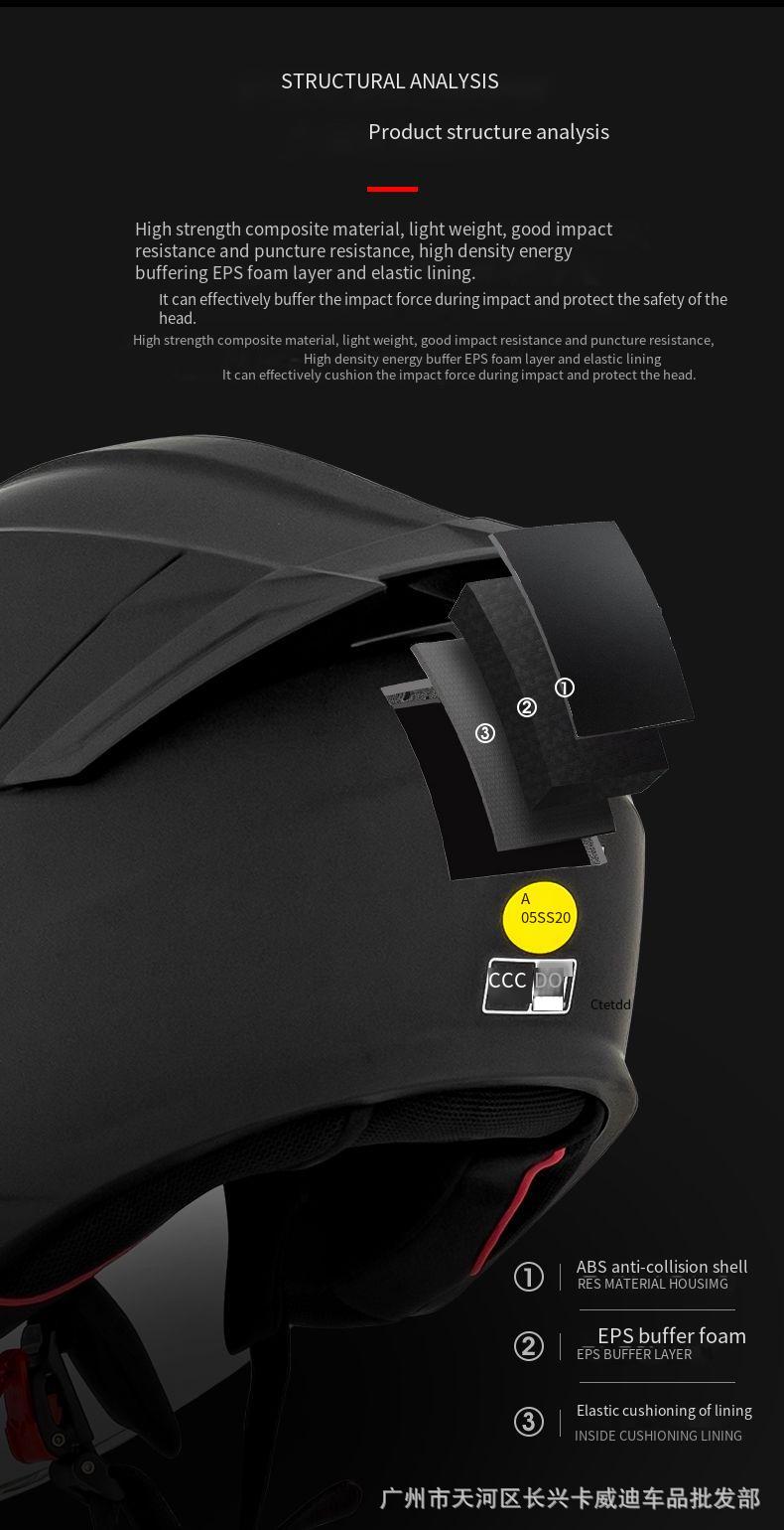 DOT Certified Motorcycle Helmet Open Face